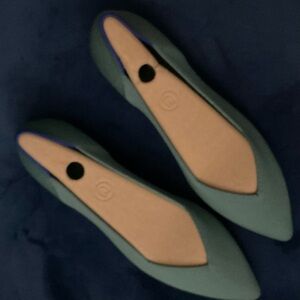 Rothy's The Point in Blue Sage New in Box!